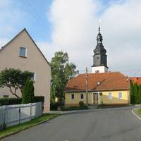Blick in die Ortschaft Gertewitz